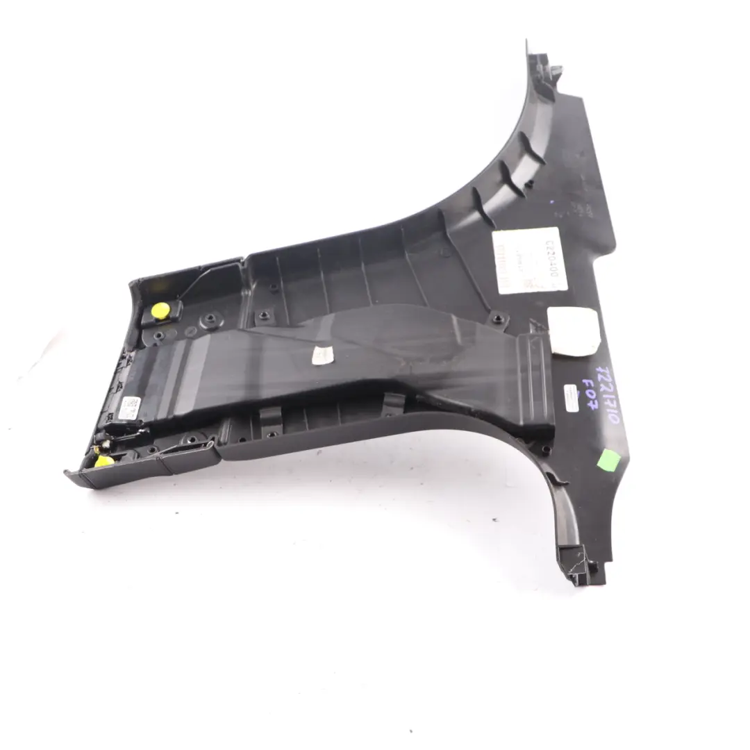  Panel BMW F07 Trim B-pillar Cover Bottom Right O/S Leather Dakota Black - SKU 7221710 - Part number 7221710