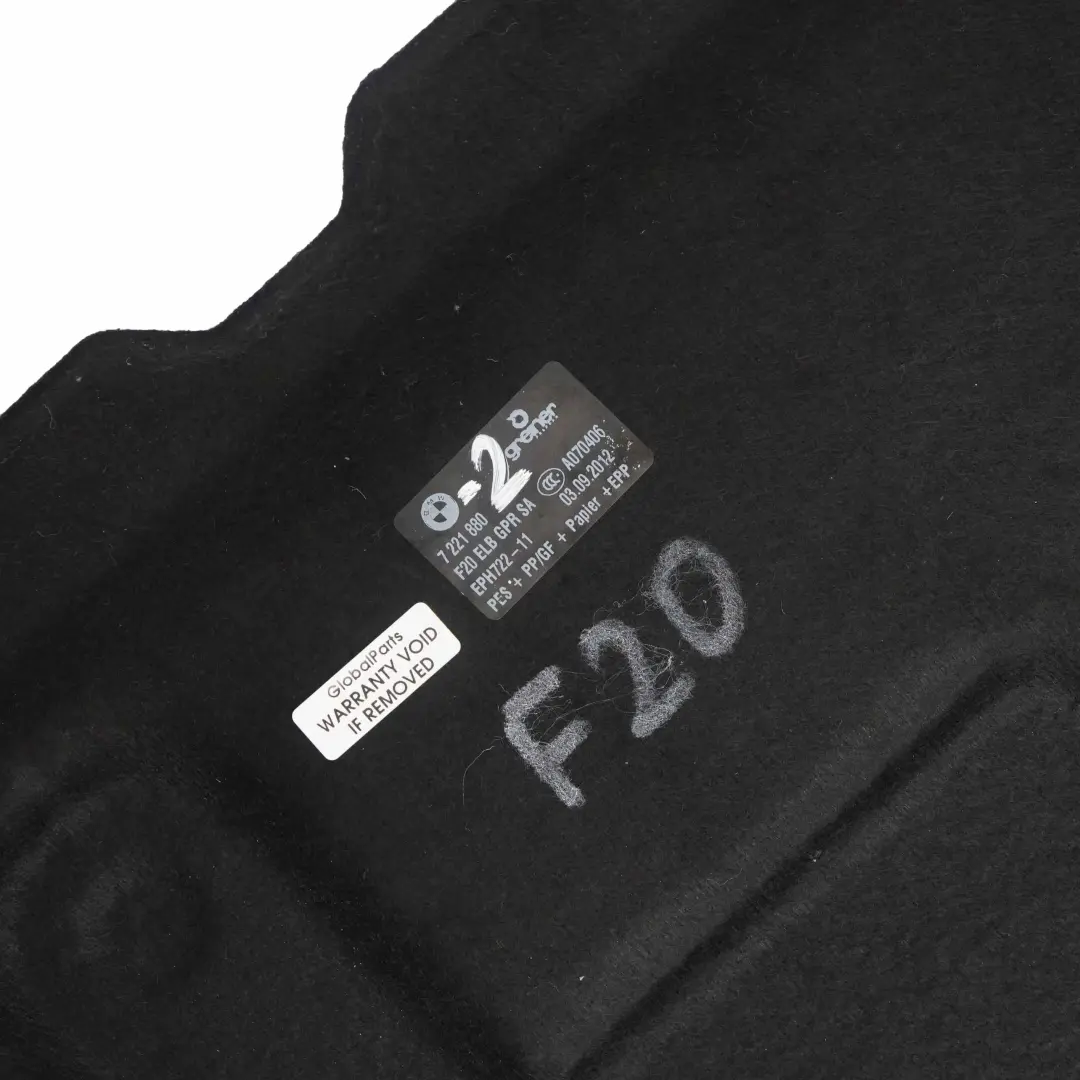 Podłoga Osłona Bagażnika do BMW F20 F21 o numerze 7221880 BMW F20 F21 Podłoga Osłona Bagażnika - SKU 7221880-2 - Numer Części 7221880