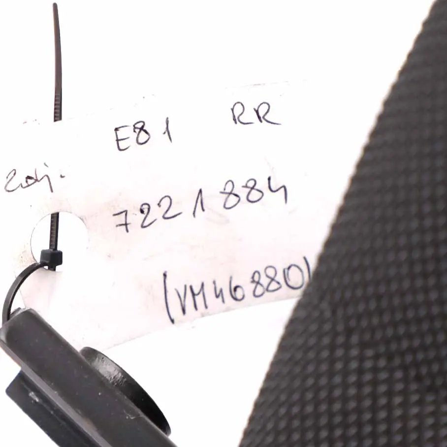 Rear Seat BMW E81 E87 LCI Right O/S Backrest Cover Cloth Leather Anthracite - SKU 7221884 - Part number 7221884