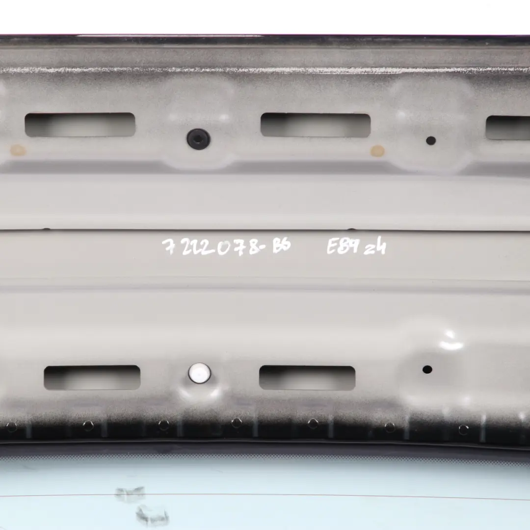 Folding Top Hardtop Roof Shell Window Black Sapphire - 475 to BMW Z4 E89 Rear with Part number 7222078 BMW Z4 E89 Rear Folding Top Hardtop Roof Shell Window Black Sapphire - 475 - SKU 7222078-BS - Part number 7222078