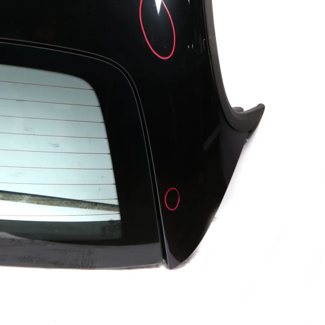 BMW Z4 E89 Rear Folding Top Hardtop Roof Shell Window Black Sapphire - 475 - SKU 7222078-BS - Part number 7222078