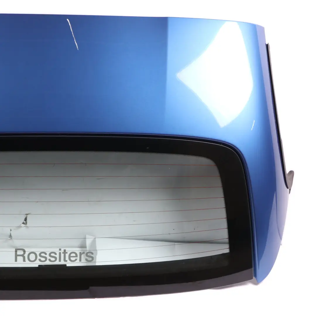 Folding Top Hardtop Roof Shell Window Estoril Blue - B45 to BMW Z4 E89 Rear with Part number 7222078 BMW Z4 E89 Rear Folding Top Hardtop Roof Shell Window Estoril Blue - B45 - SKU 7222078-EB - Part number 7222078