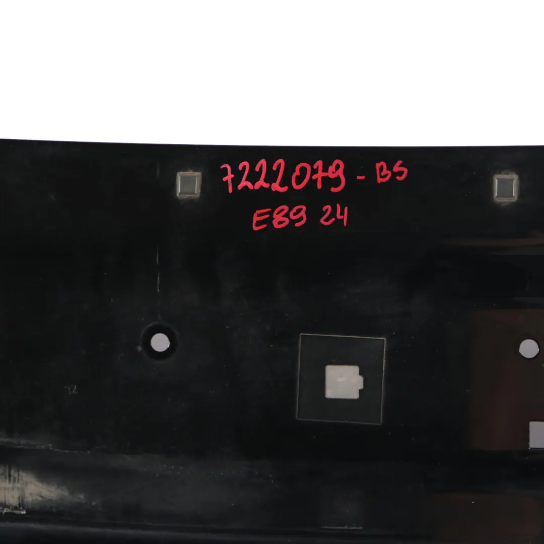 Trunk Boot Lid Tailgate Black Sapphire - 475 to BMW Z4 E89 Convertible Roadster with Part number 7222079 BMW Z4 E89 Convertible Roadster Trunk Boot Lid Tailgate Black Sapphire - 475 - SKU 7222079-BS - Part number 7222079