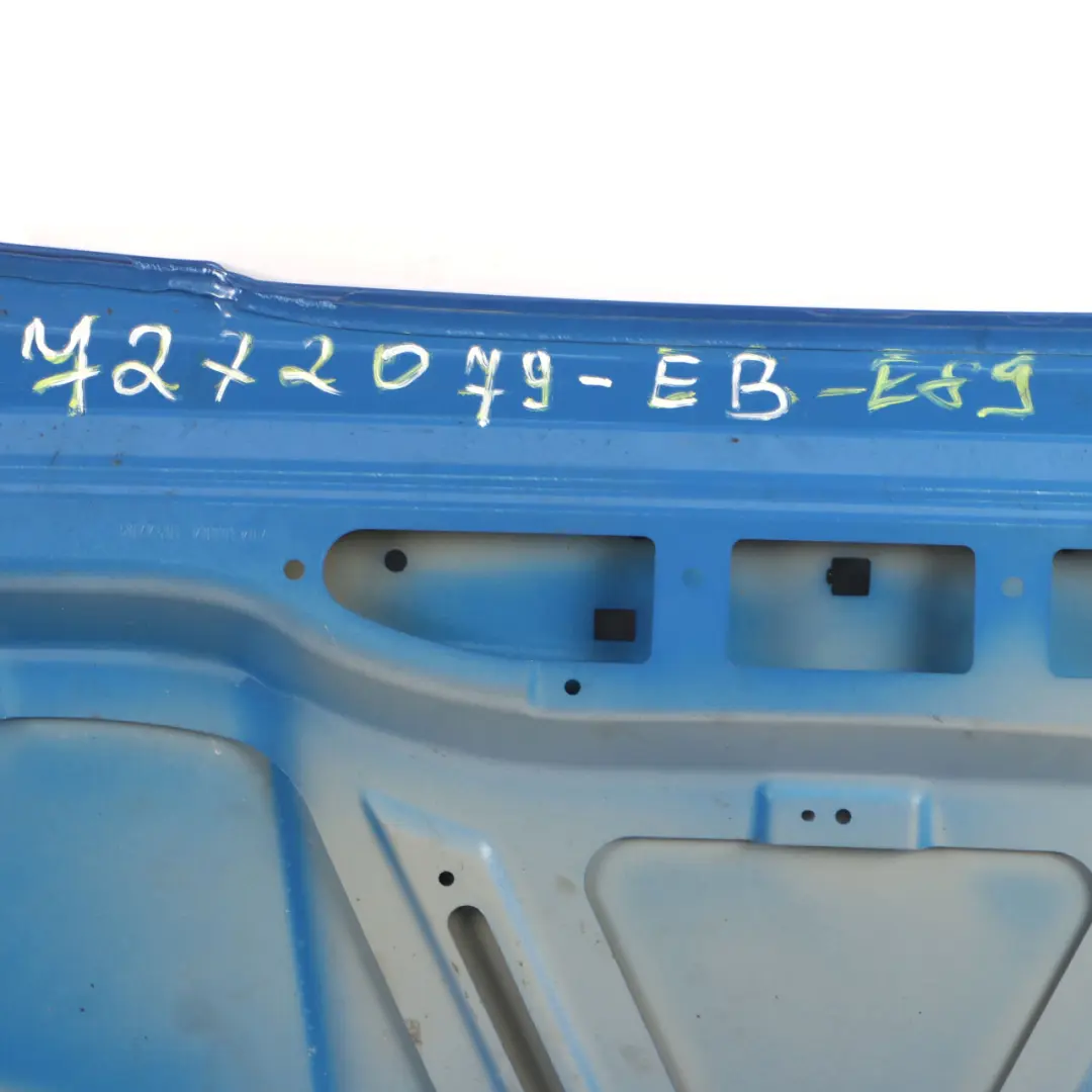 Boot Trunk Lid BMW Z4 E89 Convertible Roadster Tailgate Estoril Blue - B45 to with Part number 7222079 Boot Trunk Lid BMW Z4 E89 Convertible Roadster Tailgate Estoril Blue - B45 - SKU 7222079-EB - Part number 7222079