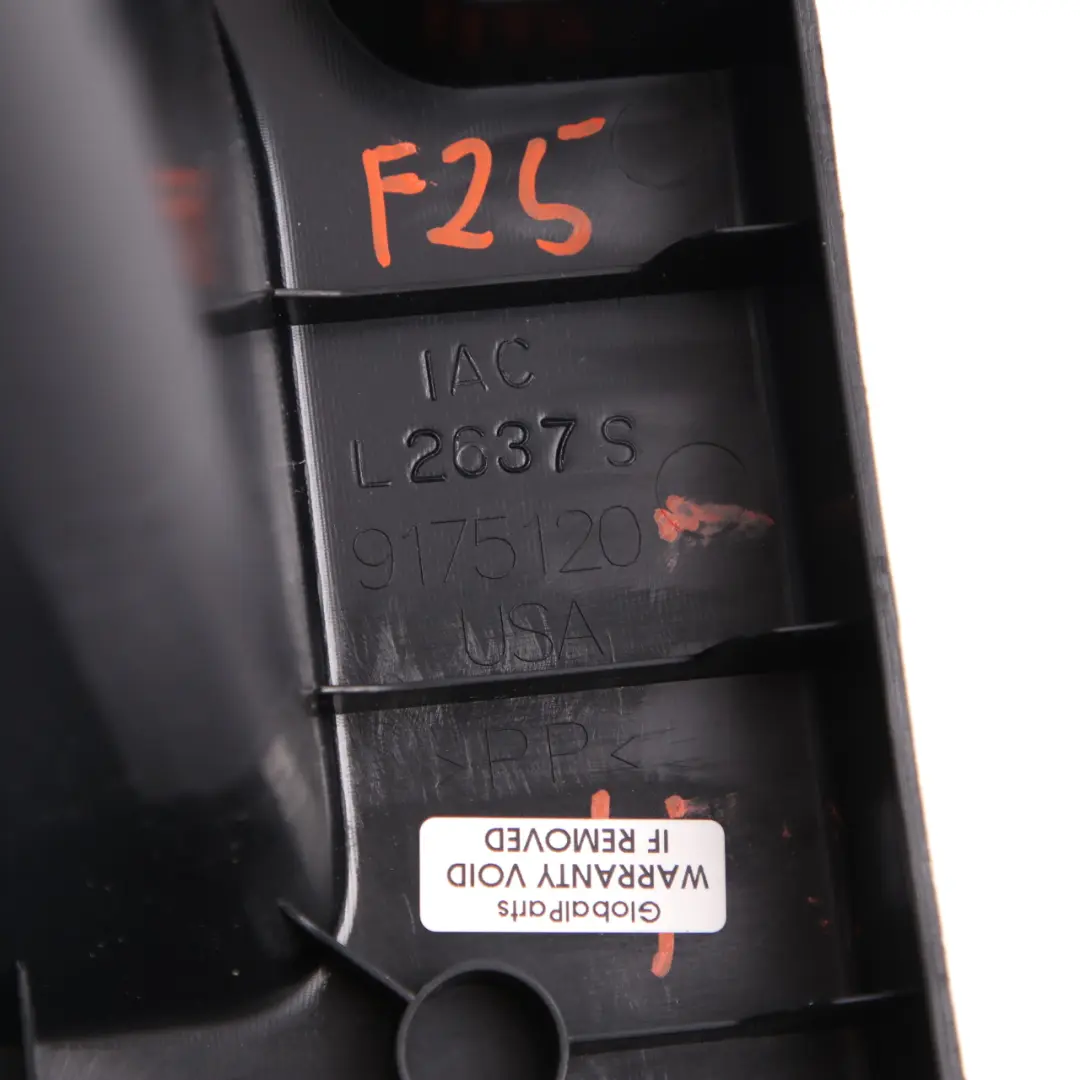  Scatola Bagagliaio BMW X3 F25 Strumento Montaggio Posteriore Storage 9175120 - SKU 7222215 - Numero di parte 7222215