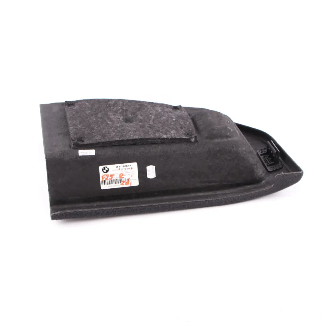  Housse De Coffre BMW F25 X3 Panneau De Garniture De Coffre À Droite Noir - SKU 7222218 - Numéro de pièce 7222218