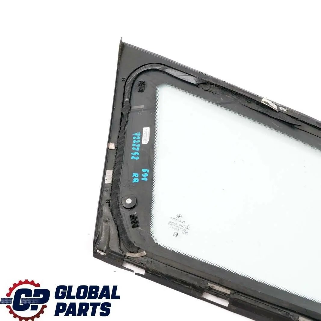 BMW E91 Touring Cristal Trasero Derecho Glanzschwarz Alto Brillo - SKU 7222252 - Número de pieza 7222252