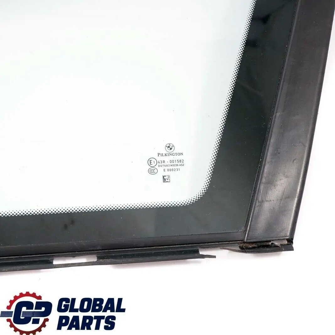 BMW 3 Series E91 Touring Rear Right Window Glass O/S Glanzschwarz High Gloss - SKU 7222252 - Part number 7222252