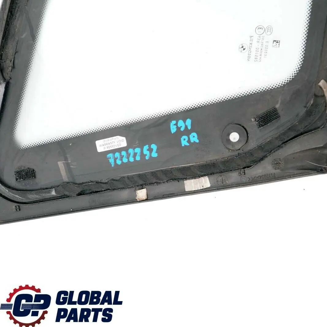 Fenetre Laterale Vert avec Joint Droite Noir Brillant pour BMW 3 E91 à propos du numéro de pièce 7222252 BMW 3 E91 Fenetre Laterale Vert avec Joint Droite Noir Brillant - SKU 7222252 - Numéro de pièce 7222252