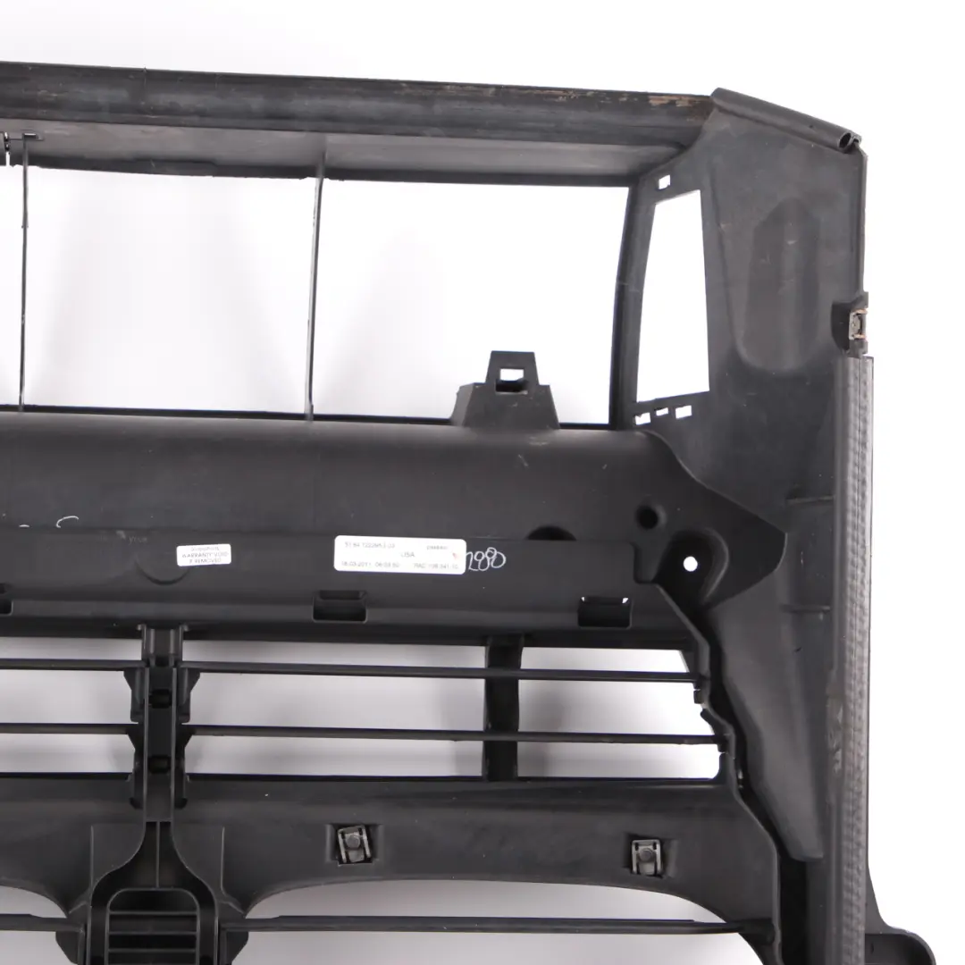 BMW E70 LCI Pannello Frontale Presa D'Aria Radiatore Portante Supporto - SKU 7222953 - Numero di parte 7222953