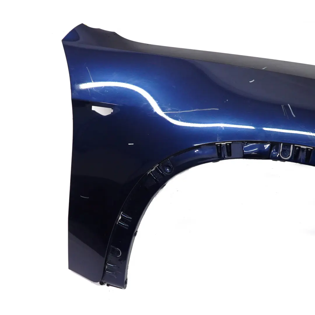 BMW X5 E70 LCI Błotnik Prawy Przedni Skrzydło Tiefseeblau Metalik - A76 - SKU 7222996-DSB - Numer Części 7222996