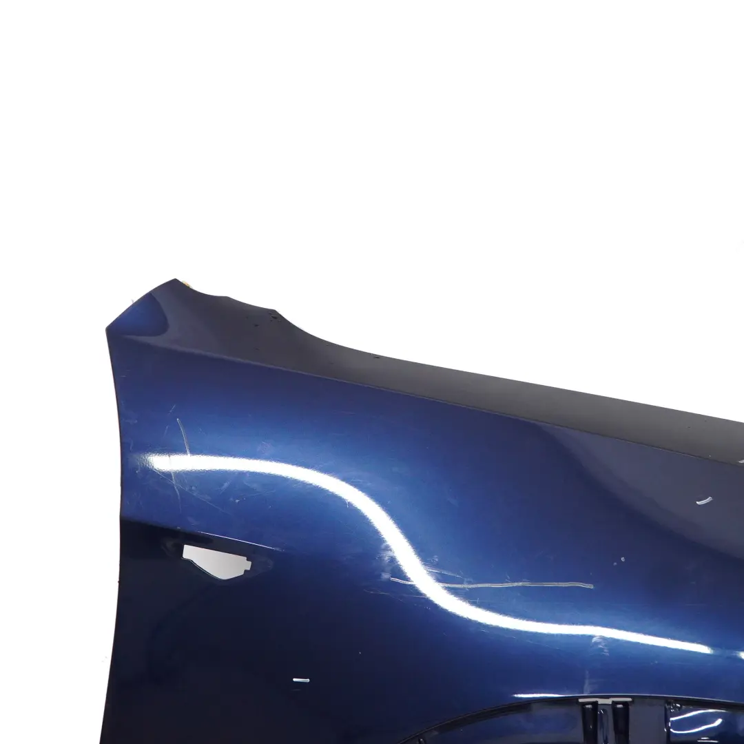 BMW X5 E70 LCI Błotnik Prawy Przedni Skrzydło Tiefseeblau Metalik - A76 - SKU 7222996-DSB - Numer Części 7222996
