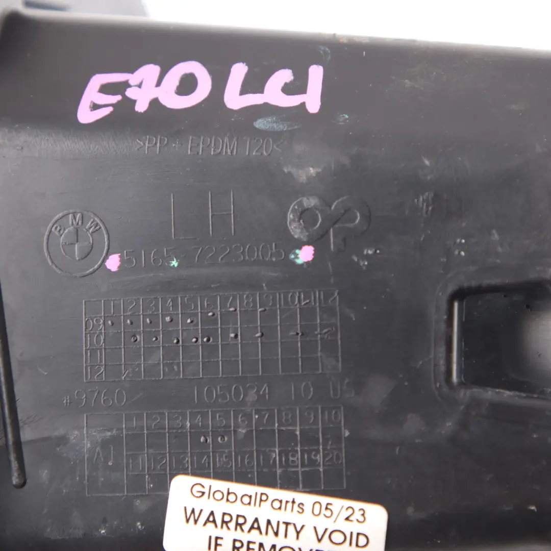  Scheinwerferdüsenhalterung BMW X5 E70 LCI Vorne Links Halterung - SKU 7223005 - Teilenummer 7223005