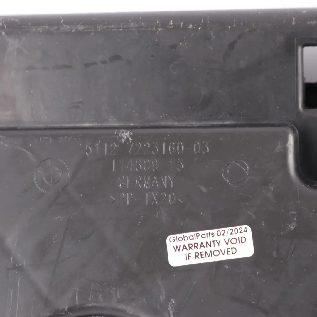 Carrier BMW F06 F12 F13 Rear Bumper Carrier Central Adapter Bracket to with Part number 7223160 Carrier BMW F06 F12 F13 Rear Bumper Carrier Central Adapter Bracket - SKU 7223160 - Part number 7223160