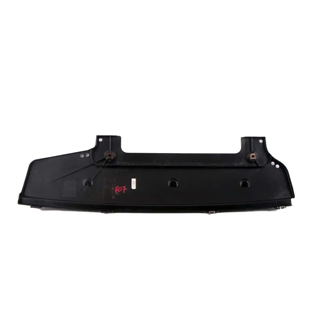 Covering Trim Rear Centre Cover Panel Shield Guard to BMW F07 with Part number 7223203 BMW F07 Covering Trim Rear Centre Cover Panel Shield Guard - SKU 7223203 - Part number 7223203