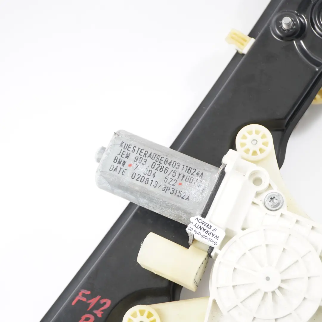 Fensterheber BMW F12 F13 Regulator Tür vorne rechts Motor antrieb 7304522 - SKU 7223652 - Teilenummer 7223652
