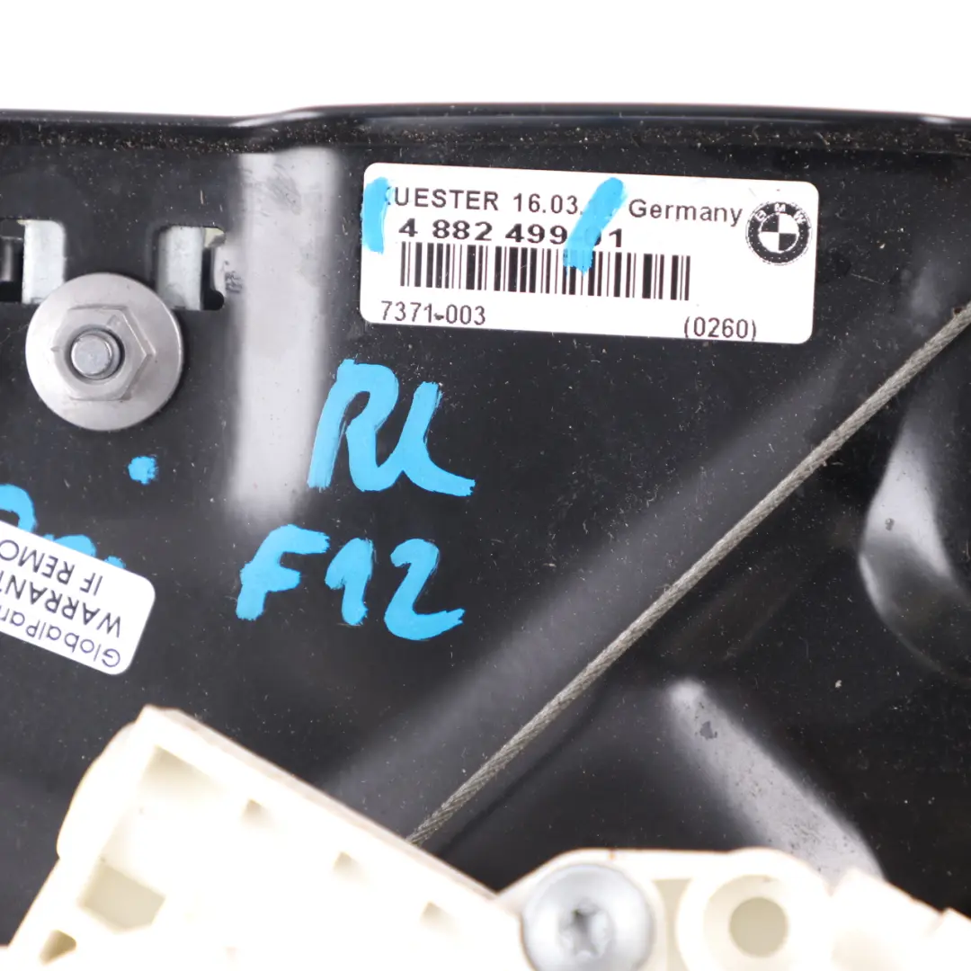 Window Lifter BMW F12 Rear Left N/S Lifter Regulator Mechanism Motor 4882499 - SKU 7223655 - Part number 7223655
