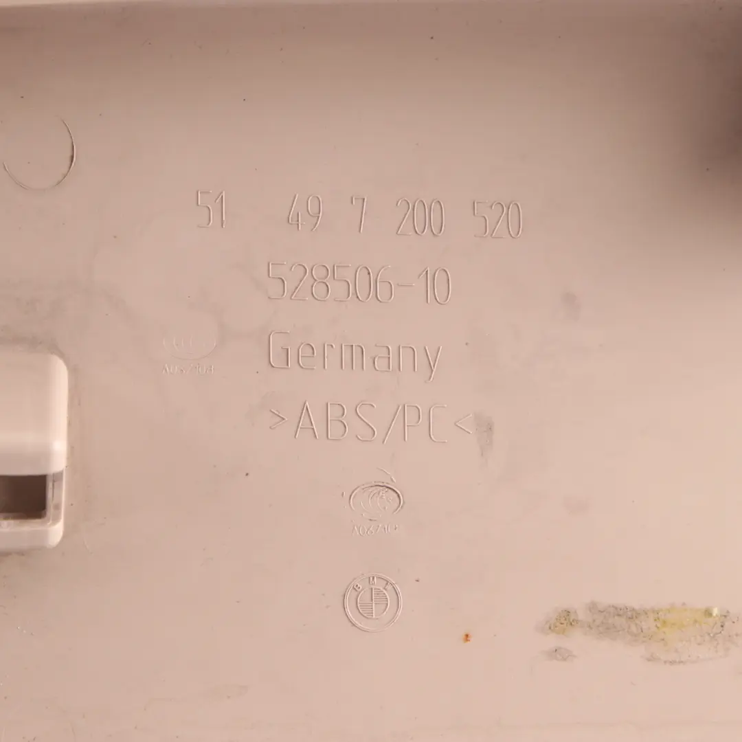 Trunk Panel BMW F07 Boot Lid Tailgate Interior Upper Trim Oyster to with Part number 7223691 Trunk Panel BMW F07 Boot Lid Tailgate Interior Upper Trim Oyster - SKU 7223691 - Part number 7223691