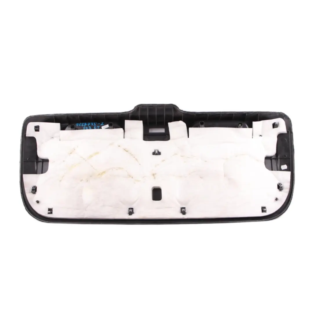 Panel Cover Boot Trunk Lid Interior Trim Black to BMW F07 GT Tailgate with Part number 7223715 BMW F07 GT Tailgate Panel Cover Boot Trunk Lid Interior Trim Black - SKU 7223715-2 - Part number 7223715