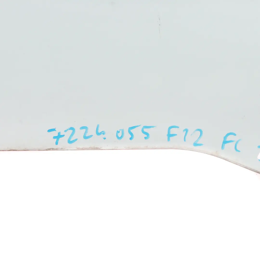 BMW F12 F13 Seitenscheibe Tür vorne links Glas verglasung grün AS2 - SKU 7224055 - Teilenummer 7224055