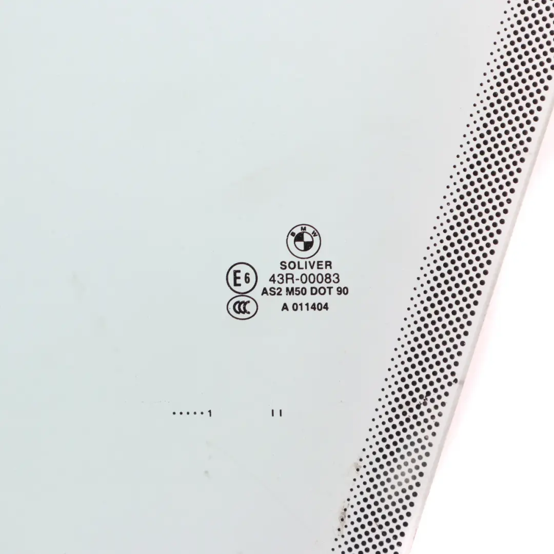 Fenêtre Latérale Porte Avant Gauche Vitrage Vert AS2 pour BMW F12 F13 à propos du numéro de pièce 7224055 BMW F12 F13 Fenêtre Latérale Porte Avant Gauche Vitrage Vert AS2 - SKU 7224055 - Numéro de pièce 7224055