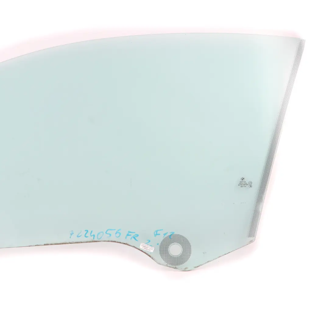 BMW F12 F13 Puerta Ventana Lateral Delantera Derecha Vidrio Verde AS2 - SKU 7224056 - Número de pieza 7224056