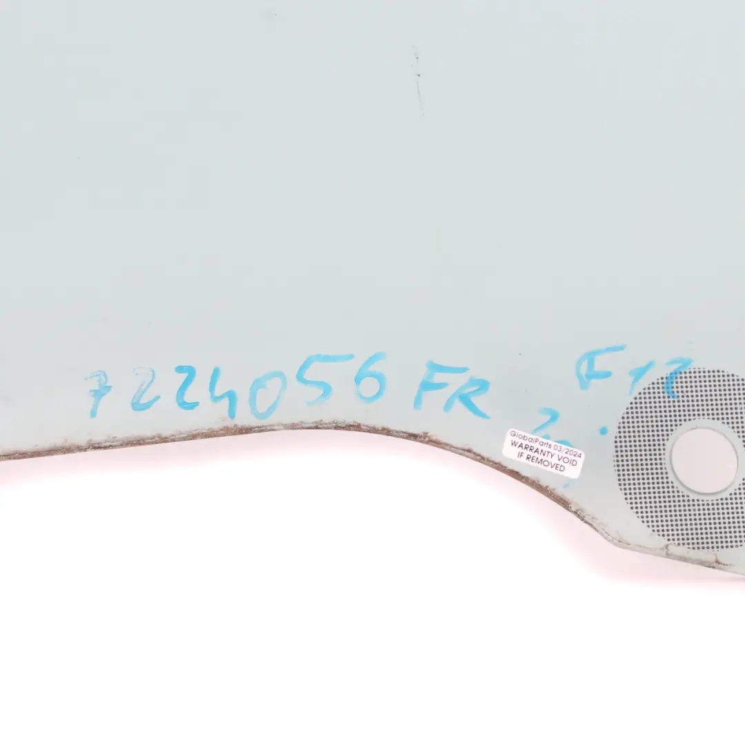 Seitenfenster Tür vorne rechts Glasverglasung grün AS2 für BMW F12 F13 mit Teilenummer 7224056 BMW F12 F13 Seitenfenster Tür vorne rechts Glasverglasung grün AS2 - SKU 7224056 - Teilenummer 7224056