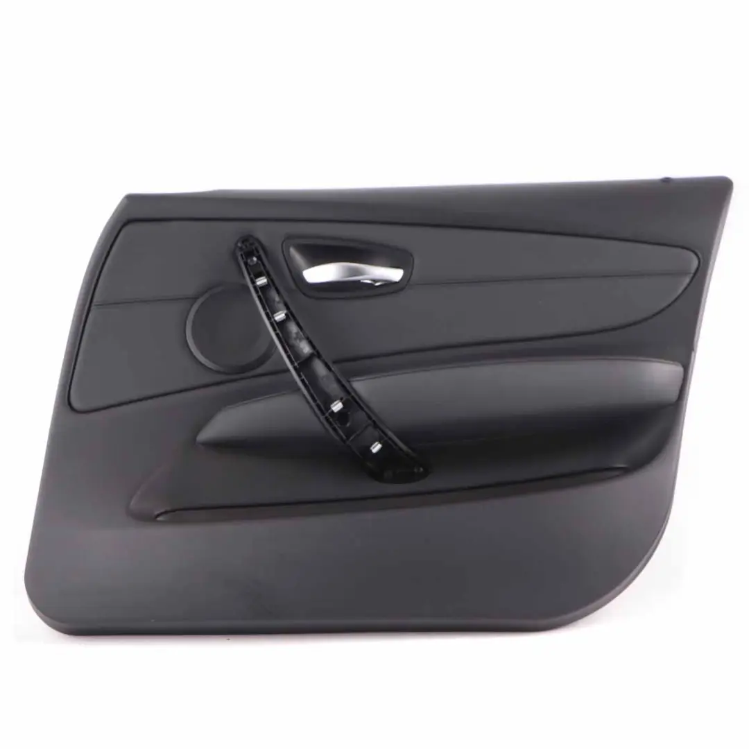 Door Card Front Right O/S Door Lining Panel Leather Boston Black to BMW E87 LCI with Part number 7224346 BMW E87 LCI Door Card Front Right O/S Door Lining Panel Leather Boston Black - SKU 7224346 - Part number 7224346