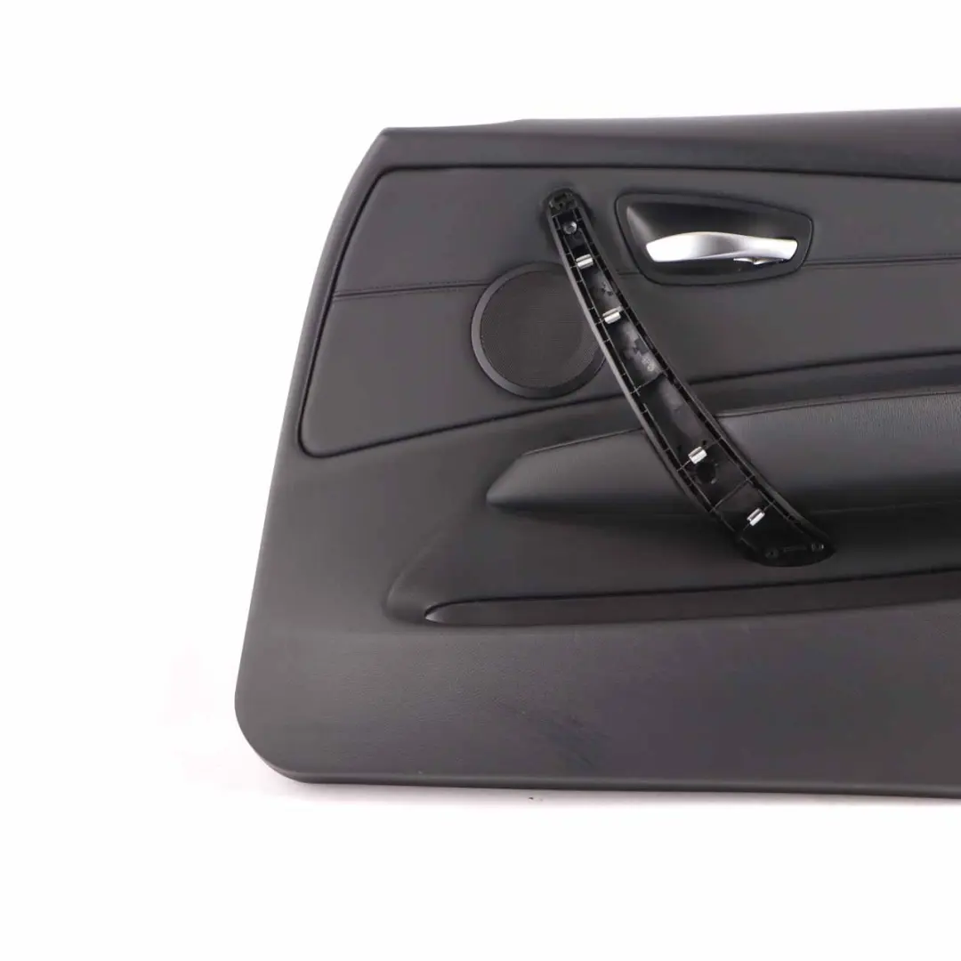 BMW E87 LCI Door Card Front Right O/S Door Lining Panel Leather Boston Black - SKU 7224346 - Part number 7224346