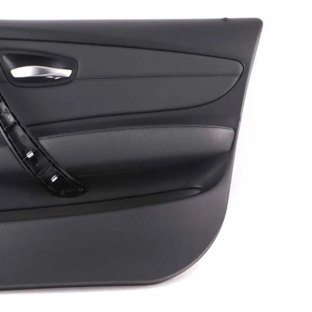Door Card Front Right O/S Door Lining Panel Leather Boston Black to BMW E87 LCI with Part number 7224346 BMW E87 LCI Door Card Front Right O/S Door Lining Panel Leather Boston Black - SKU 7224346 - Part number 7224346