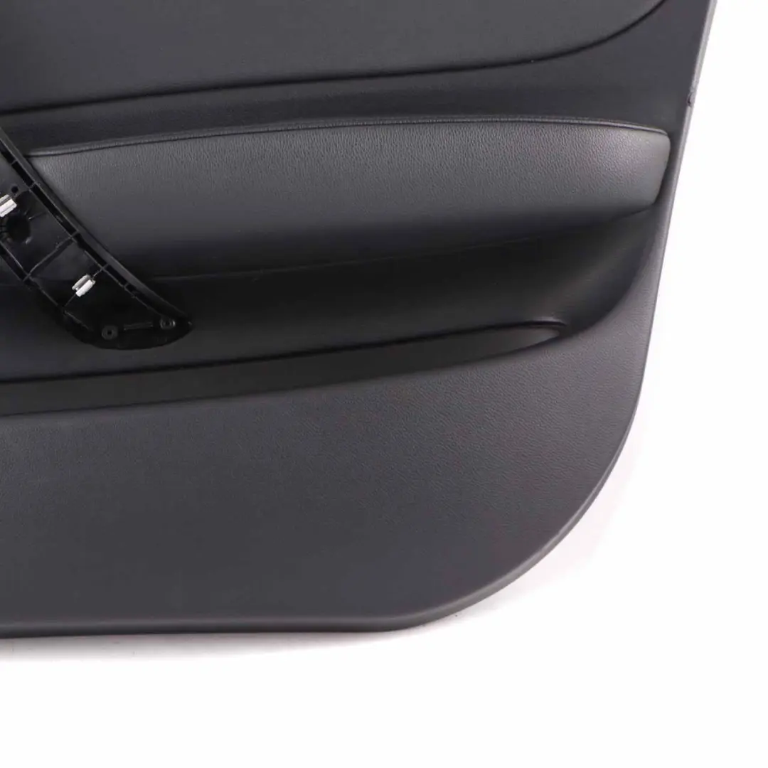 BMW E87 LCI Door Card Front Right O/S Door Lining Panel Leather Boston Black - SKU 7224346 - Part number 7224346