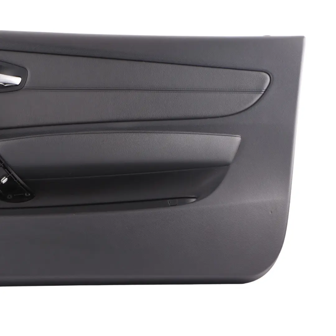 Front Right O/S Door Lining Card Black Leather to BMW E81 E82 with Part number 7224362 BMW E81 E82 Front Right O/S Door Lining Card Black Leather - SKU 7224362-1 - Part number 7224362