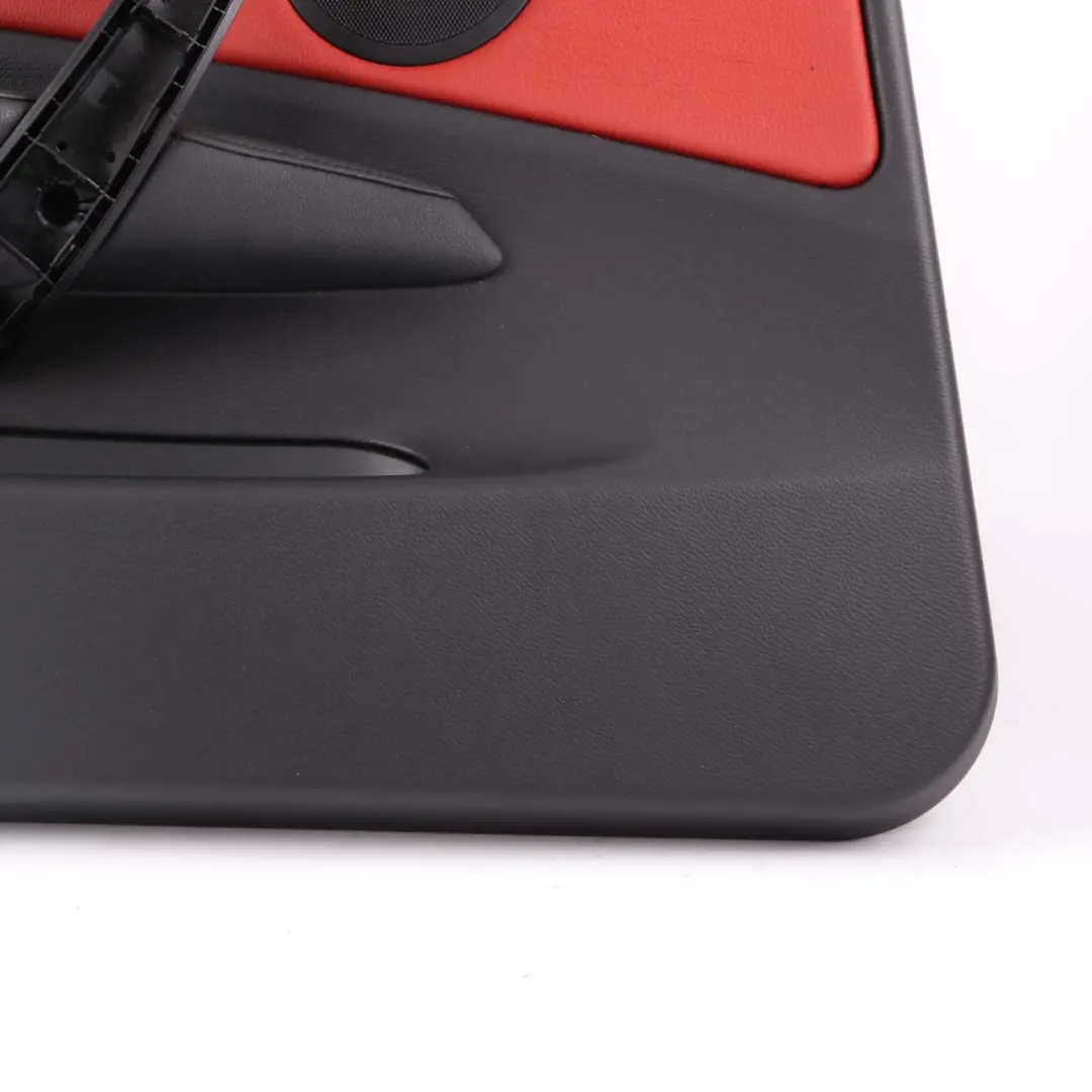 Door Card Front Left N/S Trim Panel Leather Boston Coral Red to BMW E82 with Part number 7224367 BMW E82 Door Card Front Left N/S Trim Panel Leather Boston Coral Red - SKU 7224367 - Part number 7224367