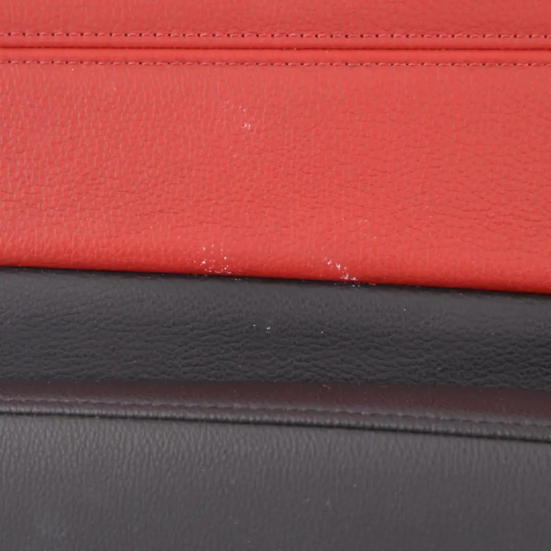 BMW E82 Door Card Front Left N/S Trim Panel Leather Boston Coral Red - SKU 7224367 - Part number 7224367