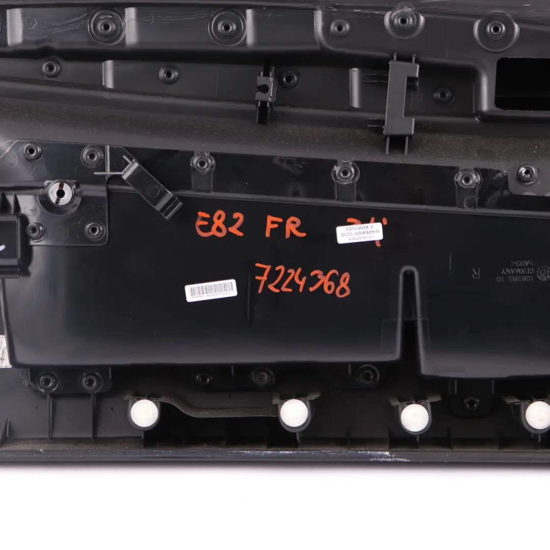 Door Card Front Right O/S Trim Panel Leather Boston Coral Red to BMW E82 with Part number 7224368 BMW E82 Door Card Front Right O/S Trim Panel Leather Boston Coral Red - SKU 7224368 - Part number 7224368