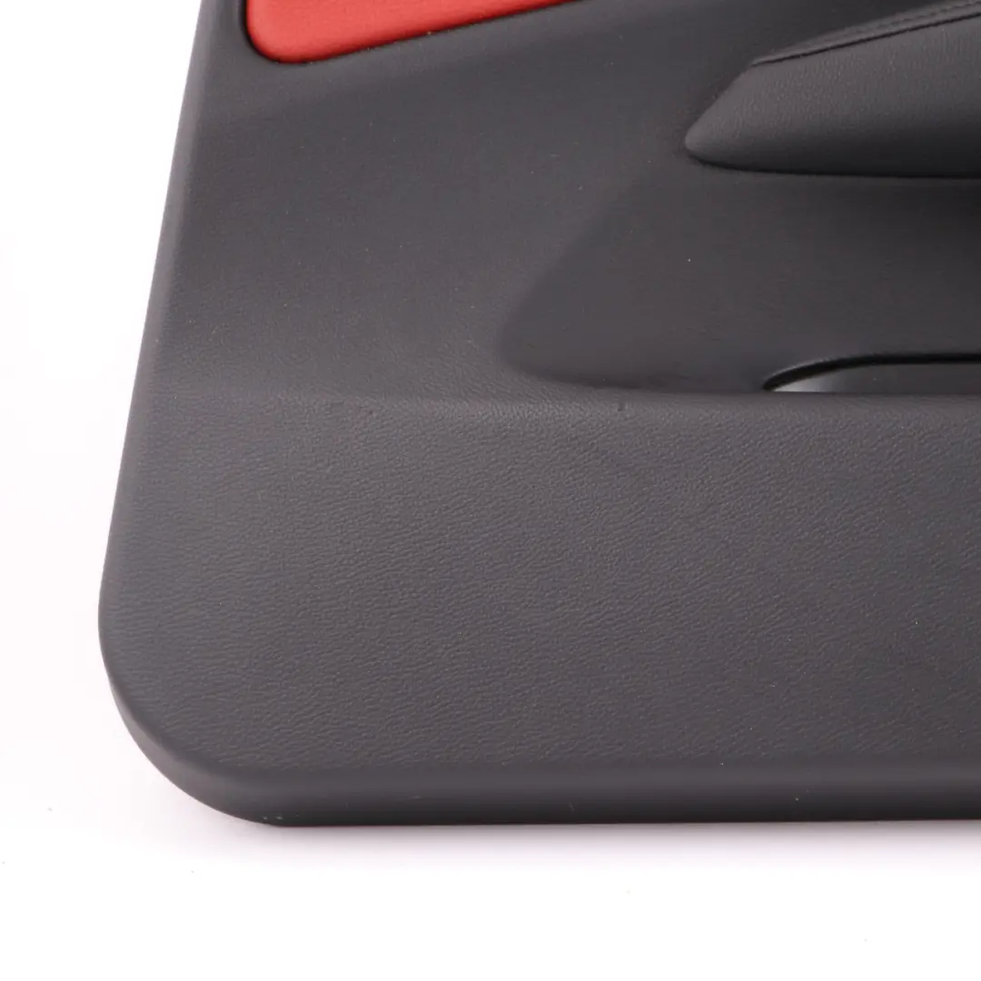 BMW E82 Door Card Front Right O/S Trim Panel Leather Boston Coral Red - SKU 7224368 - Part number 7224368