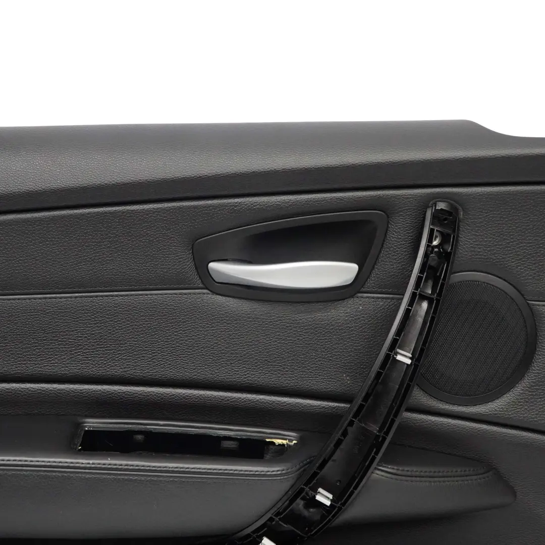 BMW E88 Door Card Front Left N/S Cabrio Trim Panel Black Leather Boston - SKU 7224383 - Part number 7224383