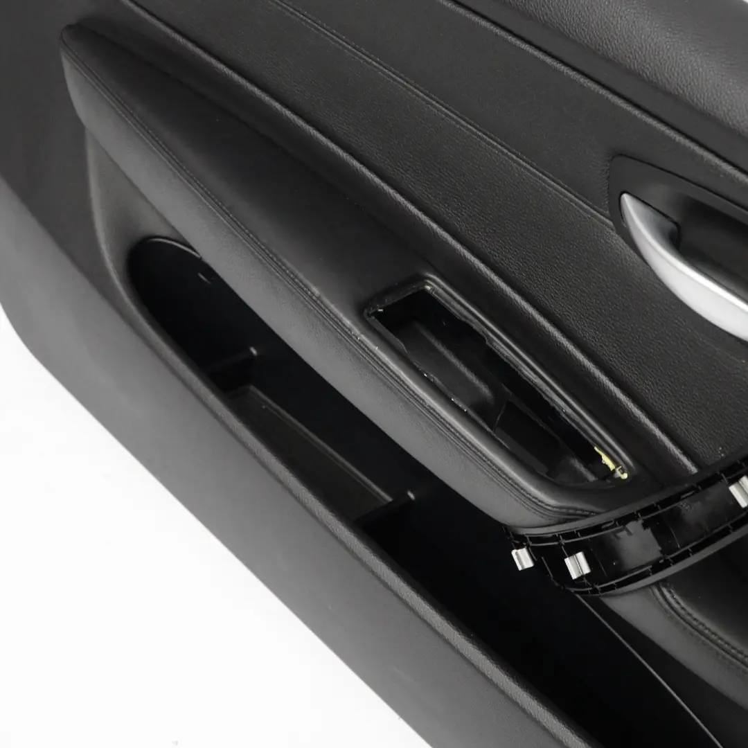 BMW E88 Door Card Front Left N/S Cabrio Trim Panel Black Leather Boston - SKU 7224383 - Part number 7224383