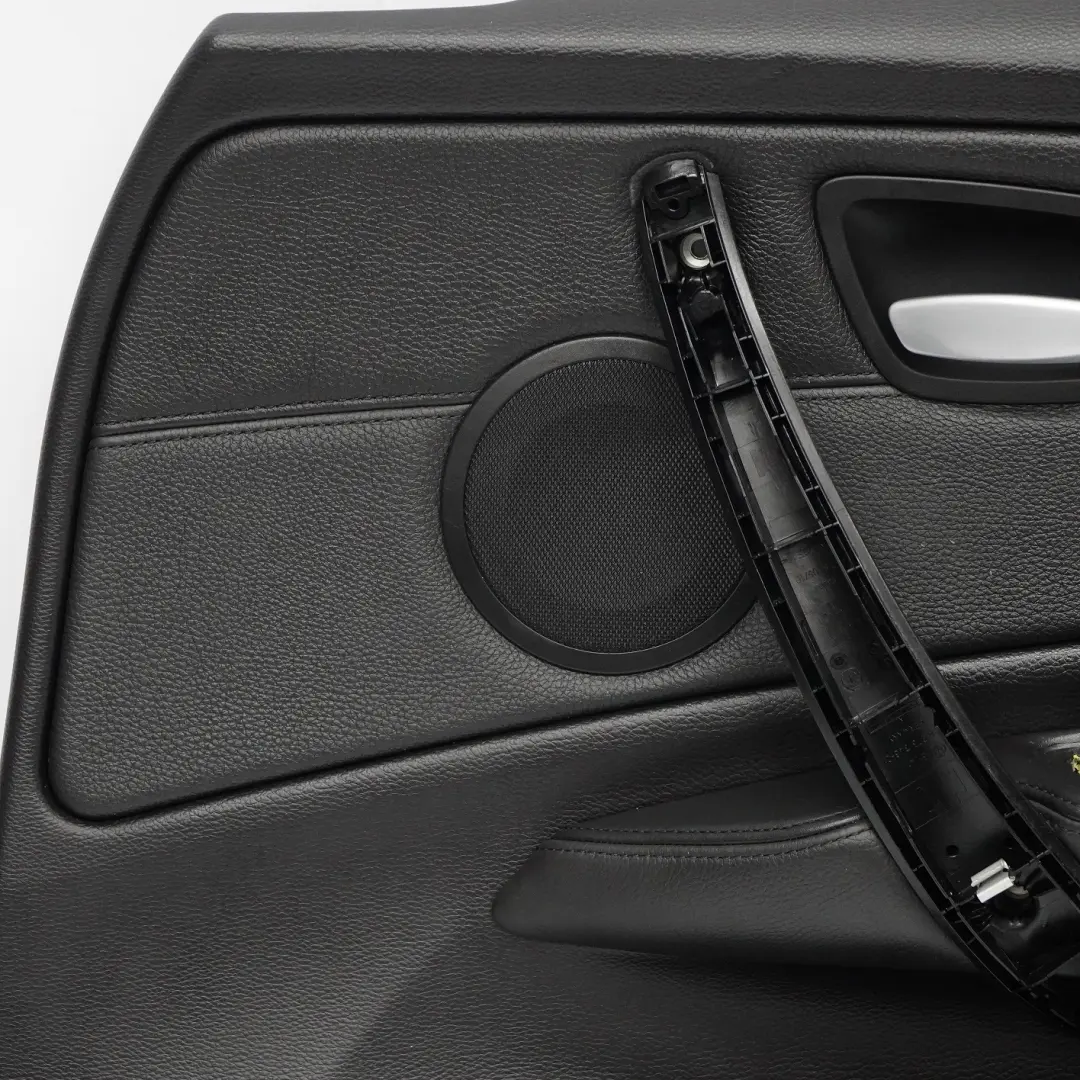 BMW E88 Door Card Front Right O/S Cabrio Trim Panel Black Leather Boston - SKU 7224384 - Part number 7224383
