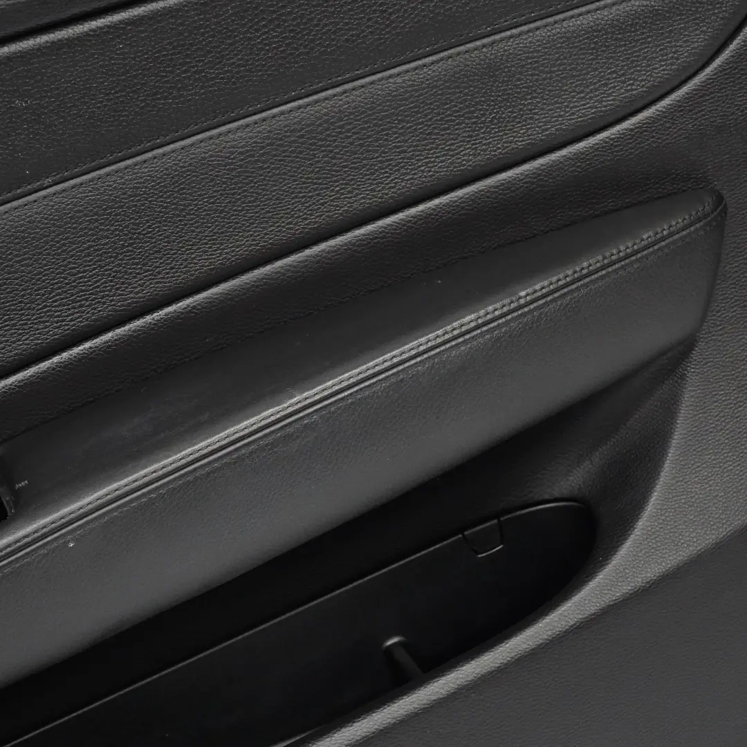 BMW E88 Door Card Front Right O/S Cabrio Trim Panel Black Leather Boston - SKU 7224384 - Part number 7224383