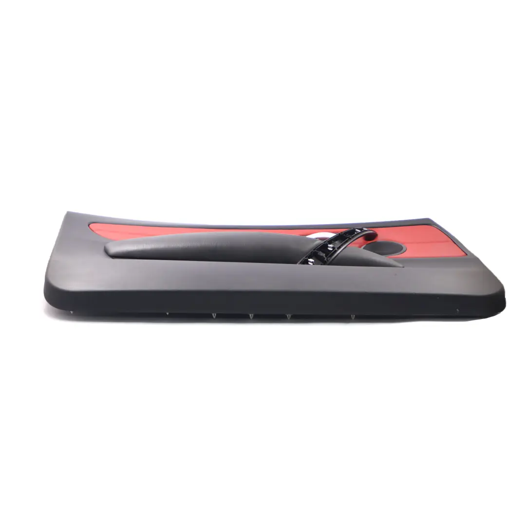 BMW E88 Door Card Front Left N/S Door Trim Panel Leather Coral Red Black - SKU 7224389 - Part number 7224389