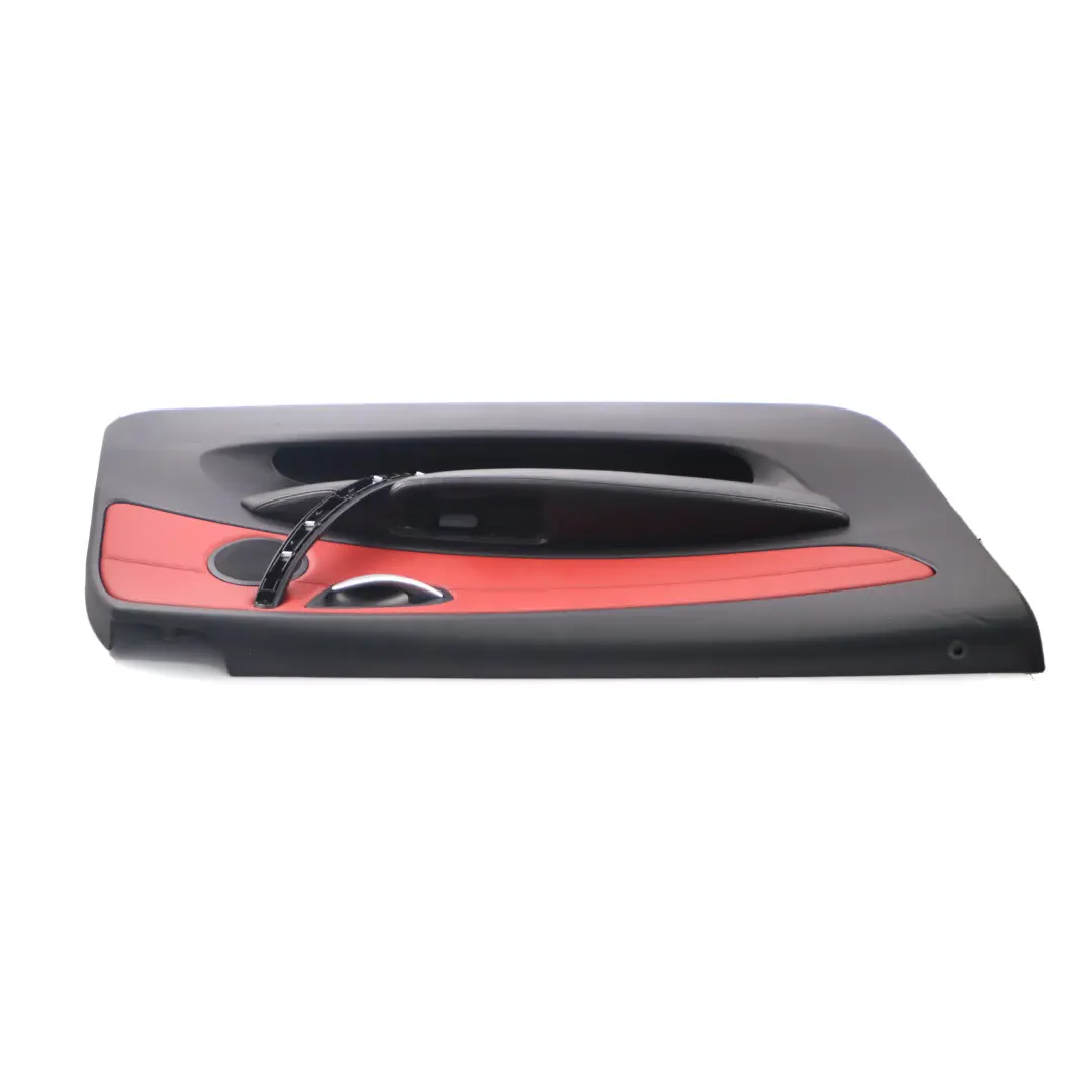 Door Card Front Left N/S Door Trim Panel Leather Coral Red Black to BMW E88 with Part number 7224389 BMW E88 Door Card Front Left N/S Door Trim Panel Leather Coral Red Black - SKU 7224389 - Part number 7224389