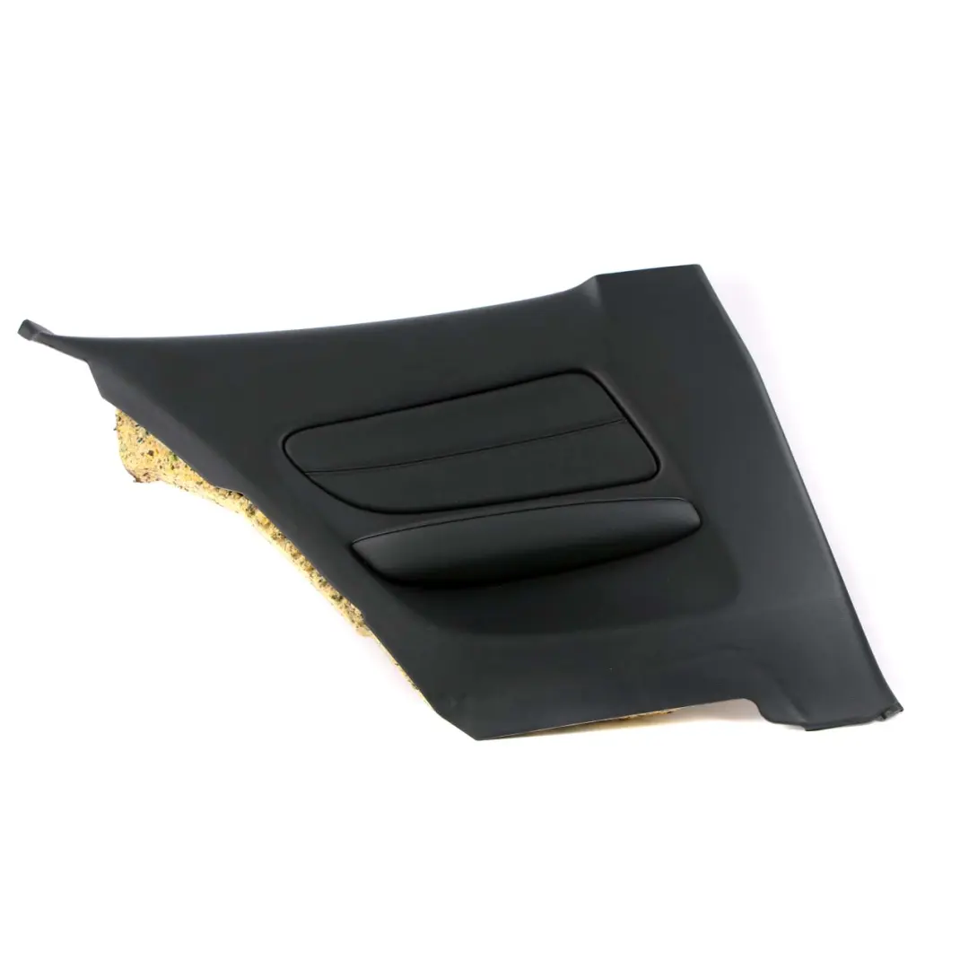 Left N/S Lateral Trim Panel Card Leather Boston Black to BMW 1 E81 1 Rear with Part number 7224395 BMW 1 E81 1 Rear Left N/S Lateral Trim Panel Card Leather Boston Black - SKU 7224395 - Part number 7224395