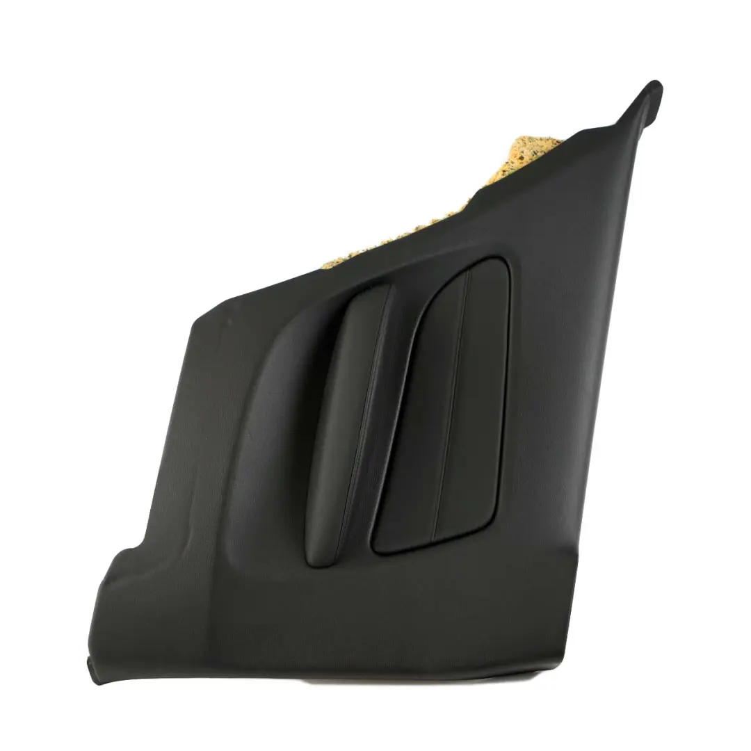 Left N/S Lateral Trim Panel Card Leather Boston Black to BMW 1 E81 1 Rear with Part number 7224395 BMW 1 E81 1 Rear Left N/S Lateral Trim Panel Card Leather Boston Black - SKU 7224395 - Part number 7224395