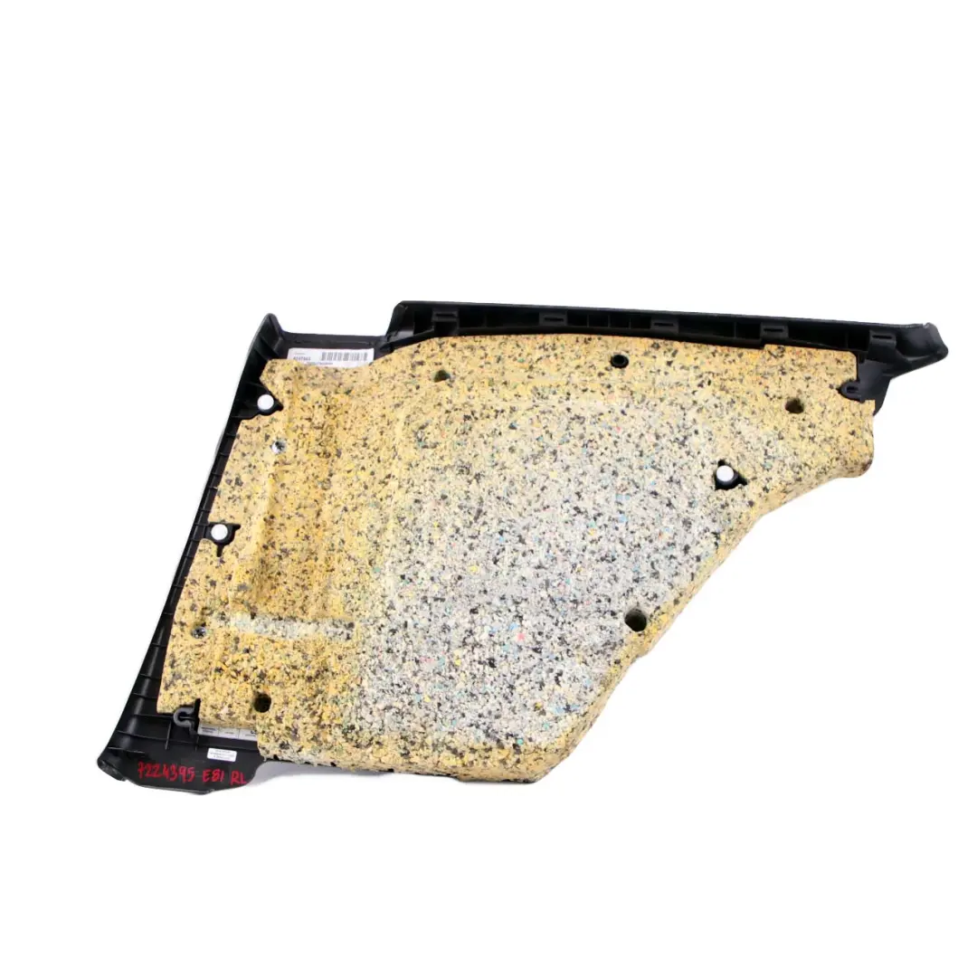 Left N/S Lateral Trim Panel Card Leather Boston Black to BMW 1 E81 1 Rear with Part number 7224395 BMW 1 E81 1 Rear Left N/S Lateral Trim Panel Card Leather Boston Black - SKU 7224395 - Part number 7224395