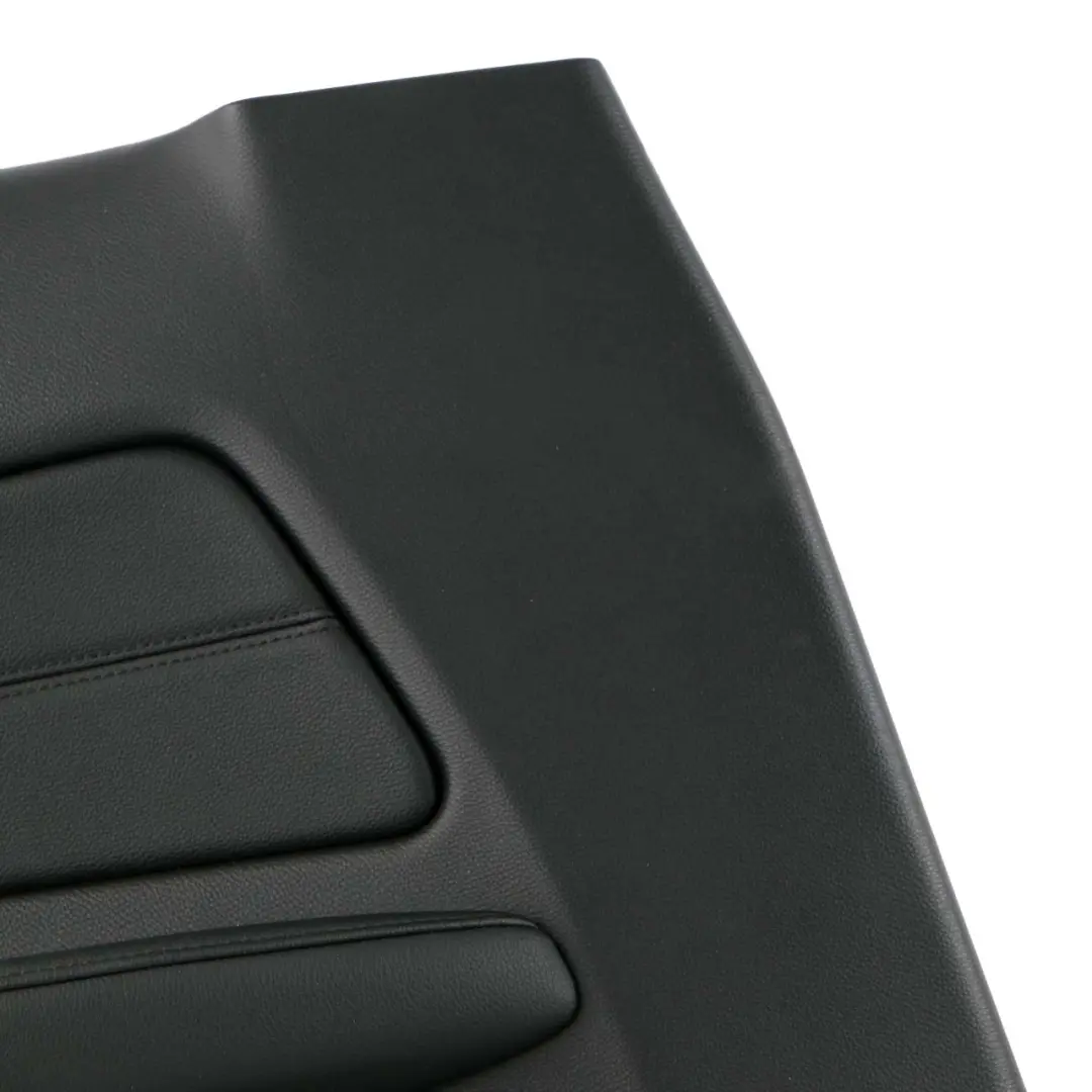 Left N/S Lateral Trim Panel Card Leather Boston Black to BMW 1 E81 1 Rear with Part number 7224395 BMW 1 E81 1 Rear Left N/S Lateral Trim Panel Card Leather Boston Black - SKU 7224395 - Part number 7224395