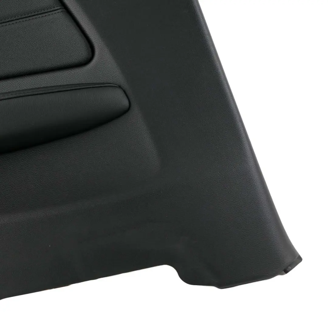 Left N/S Lateral Trim Panel Card Leather Boston Black to BMW 1 E81 1 Rear with Part number 7224395 BMW 1 E81 1 Rear Left N/S Lateral Trim Panel Card Leather Boston Black - SKU 7224395 - Part number 7224395