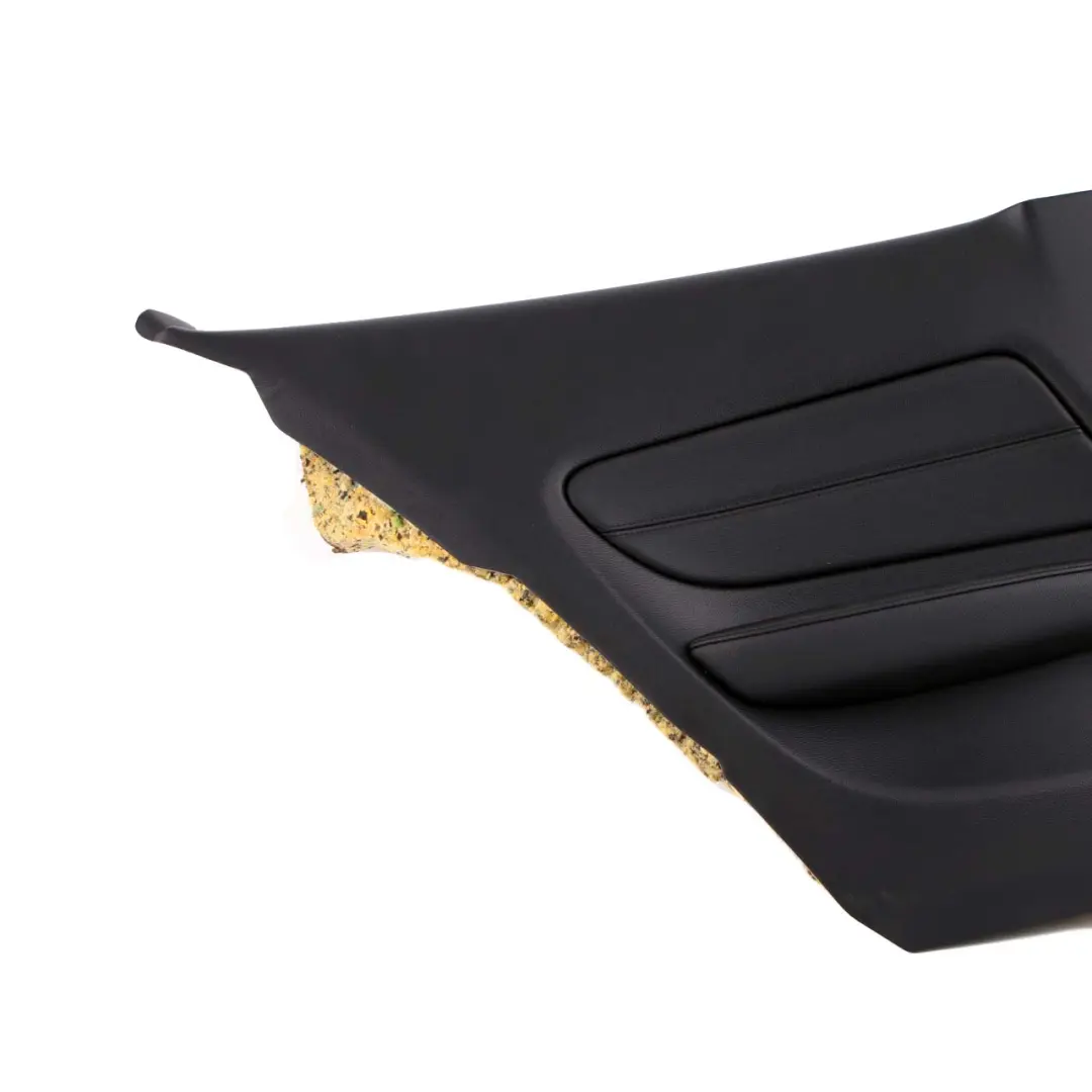 Left N/S Lateral Trim Panel Card Leather Boston Black to BMW 1 E81 1 Rear with Part number 7224395 BMW 1 E81 1 Rear Left N/S Lateral Trim Panel Card Leather Boston Black - SKU 7224395 - Part number 7224395