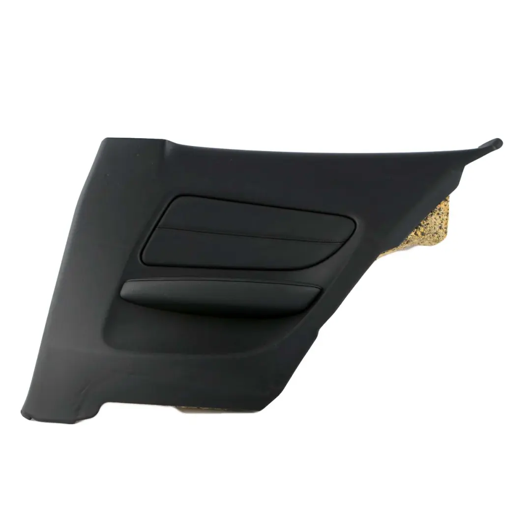 BMW E81 Trasera Derecha Lateral Panel Trim Tarjeta Cuero Boston Negro - SKU 7224396 - Número de pieza 7224396