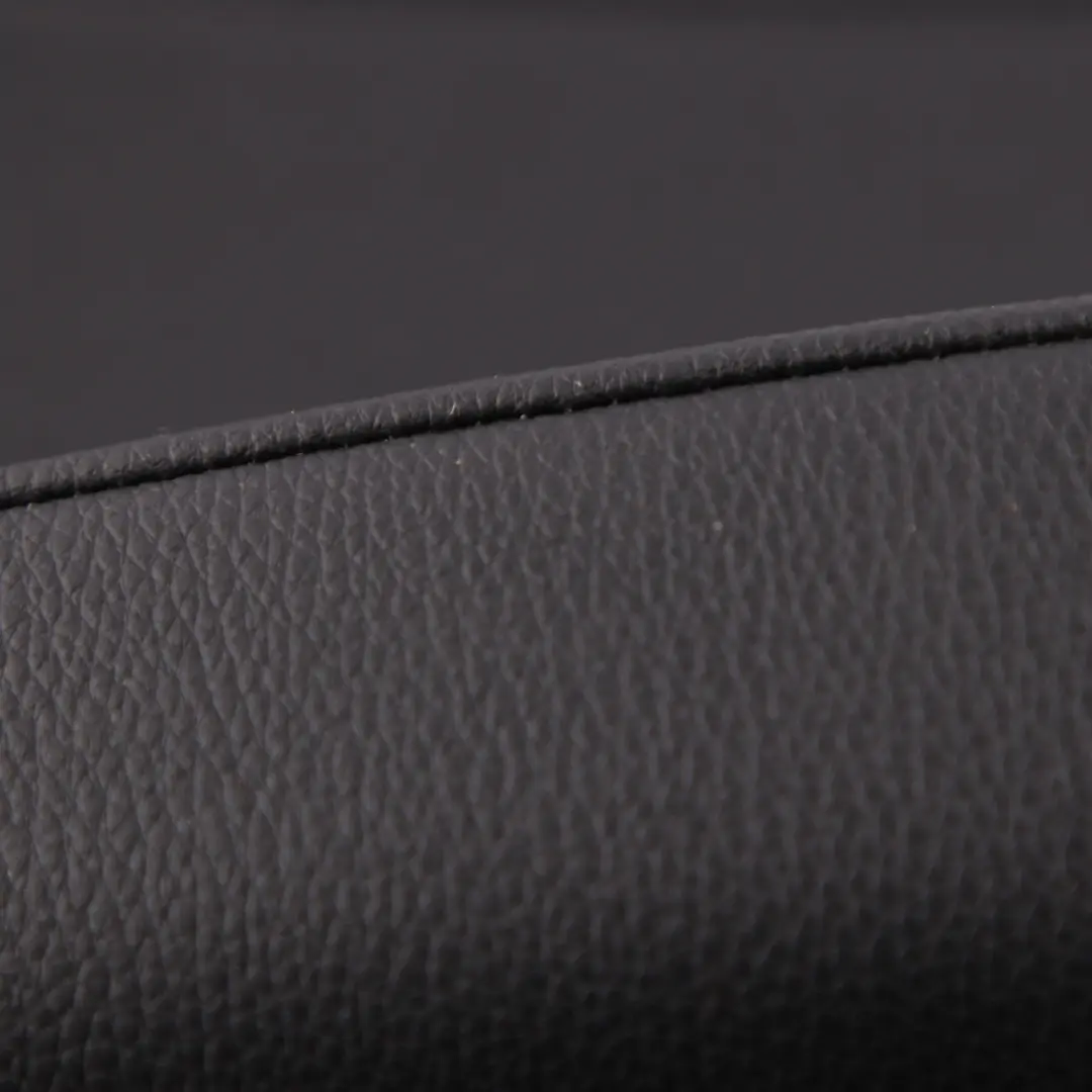 Right O/S Lateral Trim Panel Card Leather Boston Black to BMW 1 E81 Rear with Part number 7224396 BMW 1 E81 Rear Right O/S Lateral Trim Panel Card Leather Boston Black - SKU 7224396 - Part number 7224396